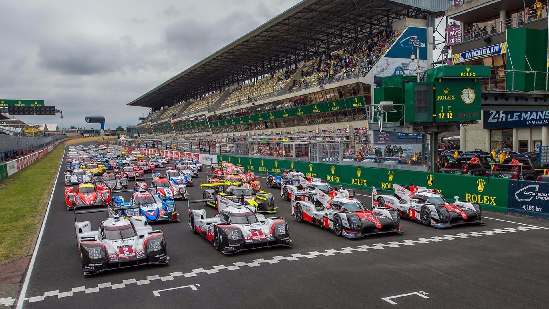 Grille de départ de la 94e édition des 24 Heures du Mans 2026 le samedi 13 juin à 16h