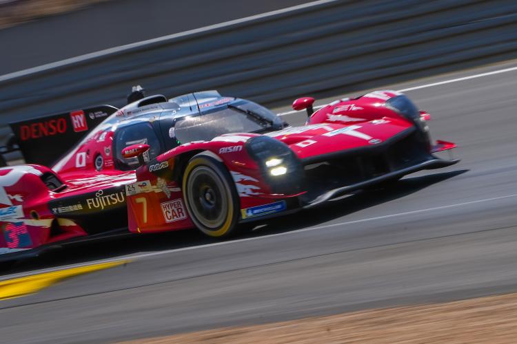 Hypercar lors des essais libres des 24 Heures du Mans 2026 sur le Circuit de la Sarthe