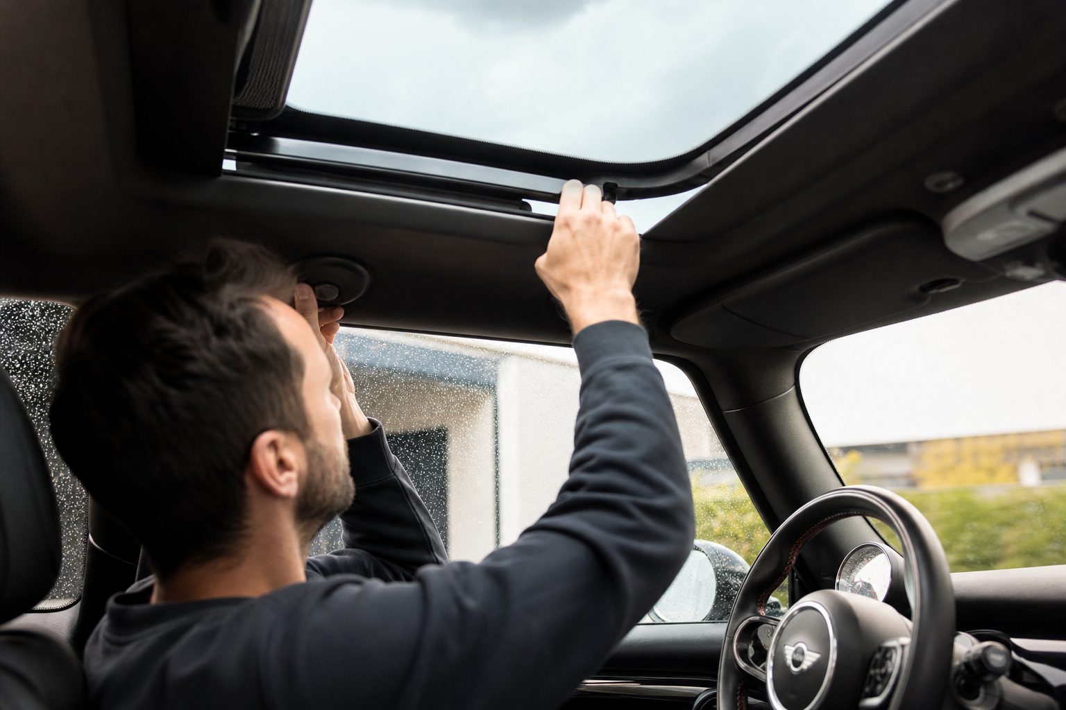 Toit ouvrant Mini Cooper bloqué ? Voici comment le fermer