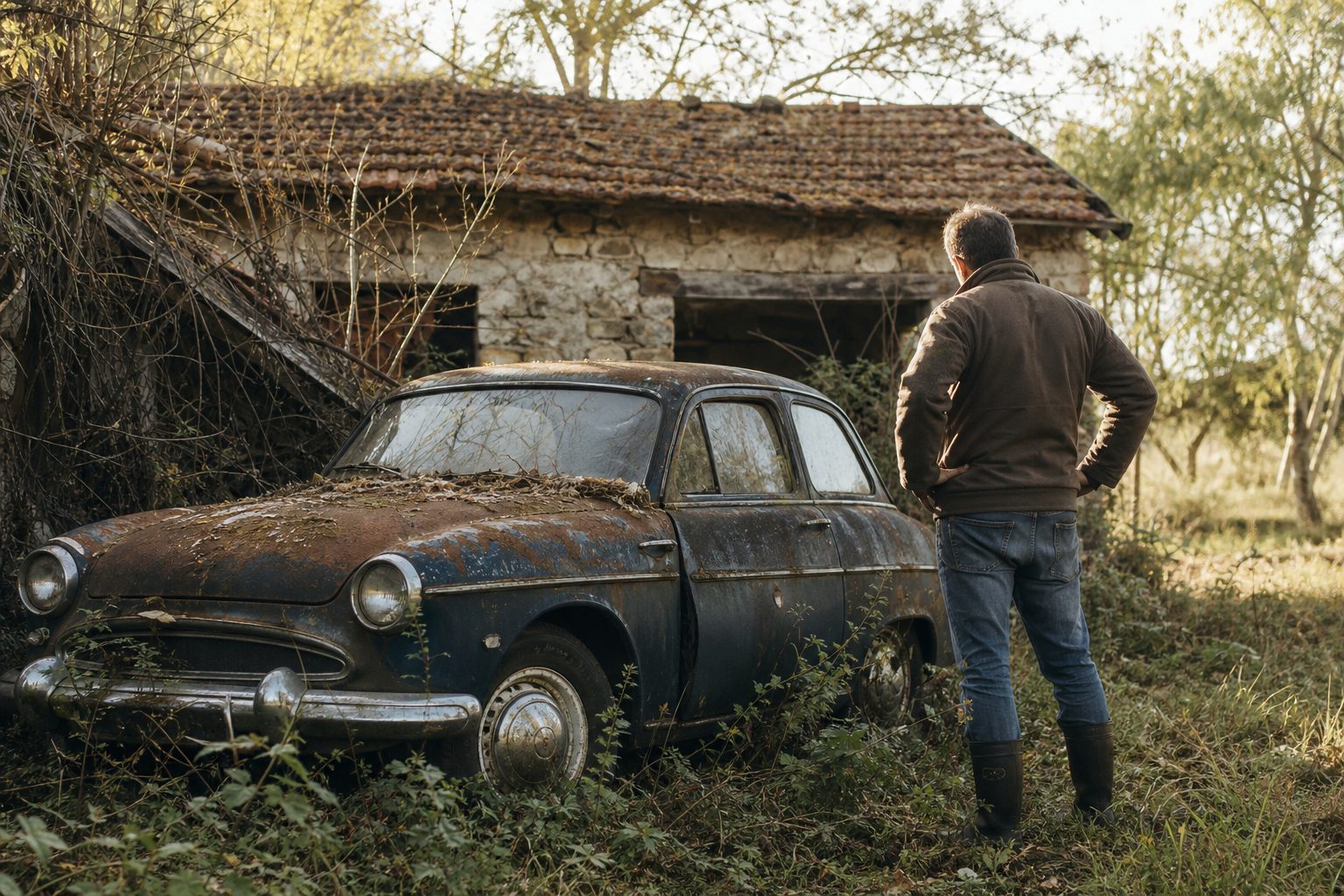 Où trouver une vieille voiture gratuite à restaurer ?