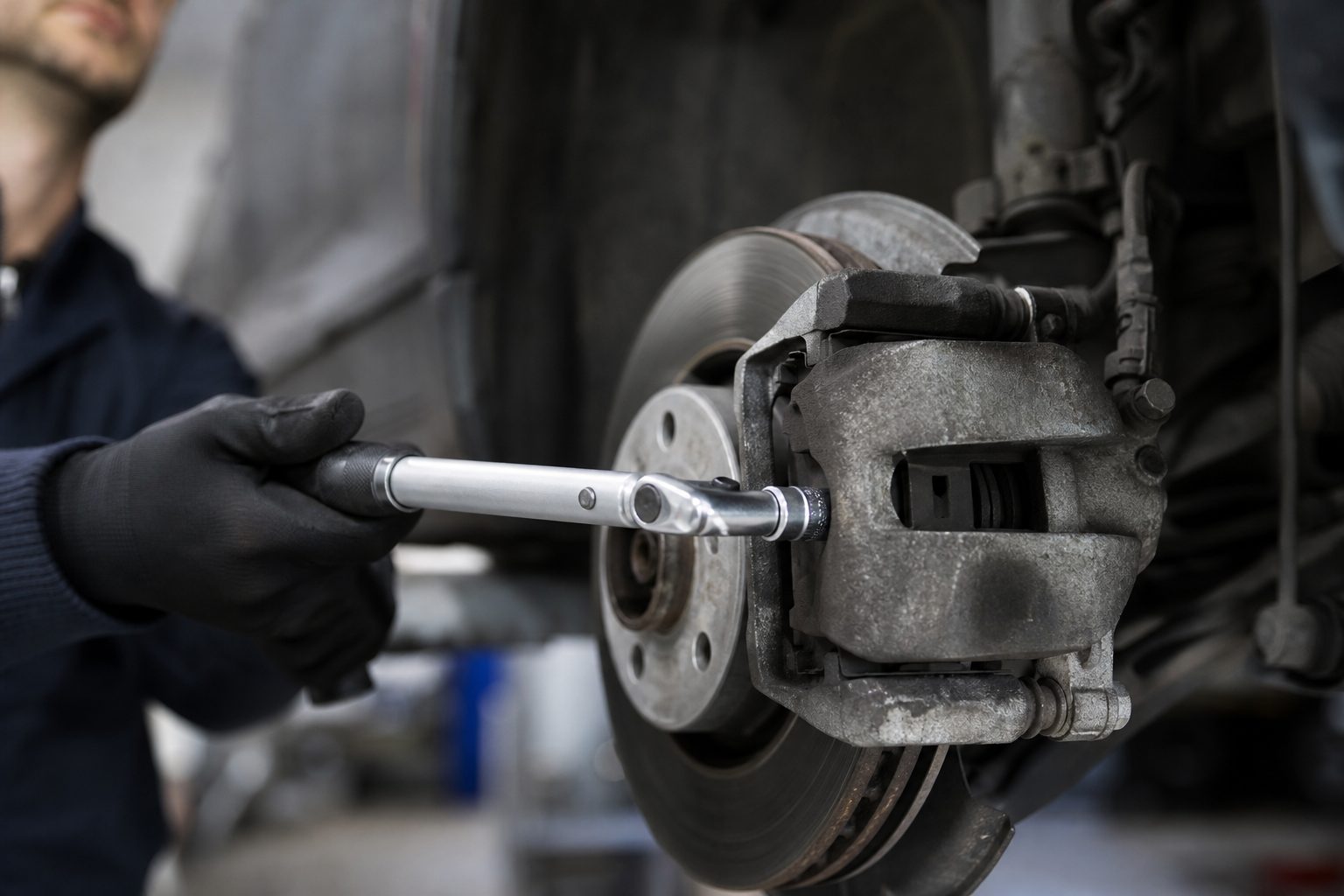 Couple de serrage étrier de frein voiture : support, vis et angle de serrage