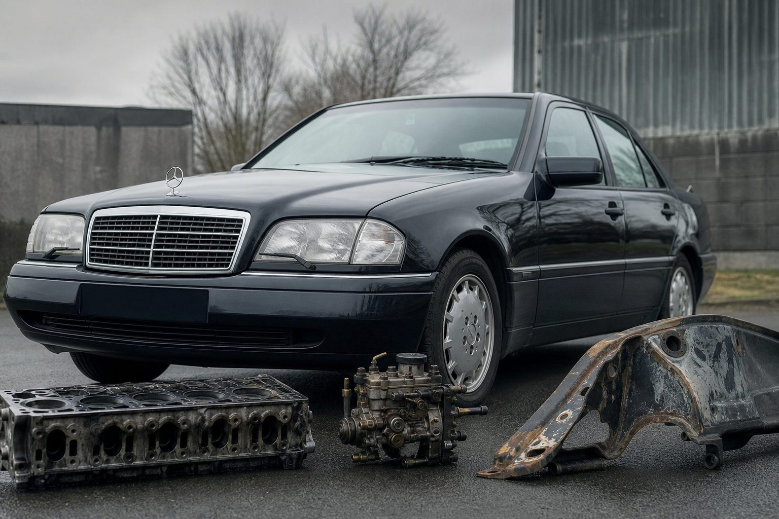 Mercedes C 250 TD fiabilité : moteur OM605, pompe Lucas et corrosion W202